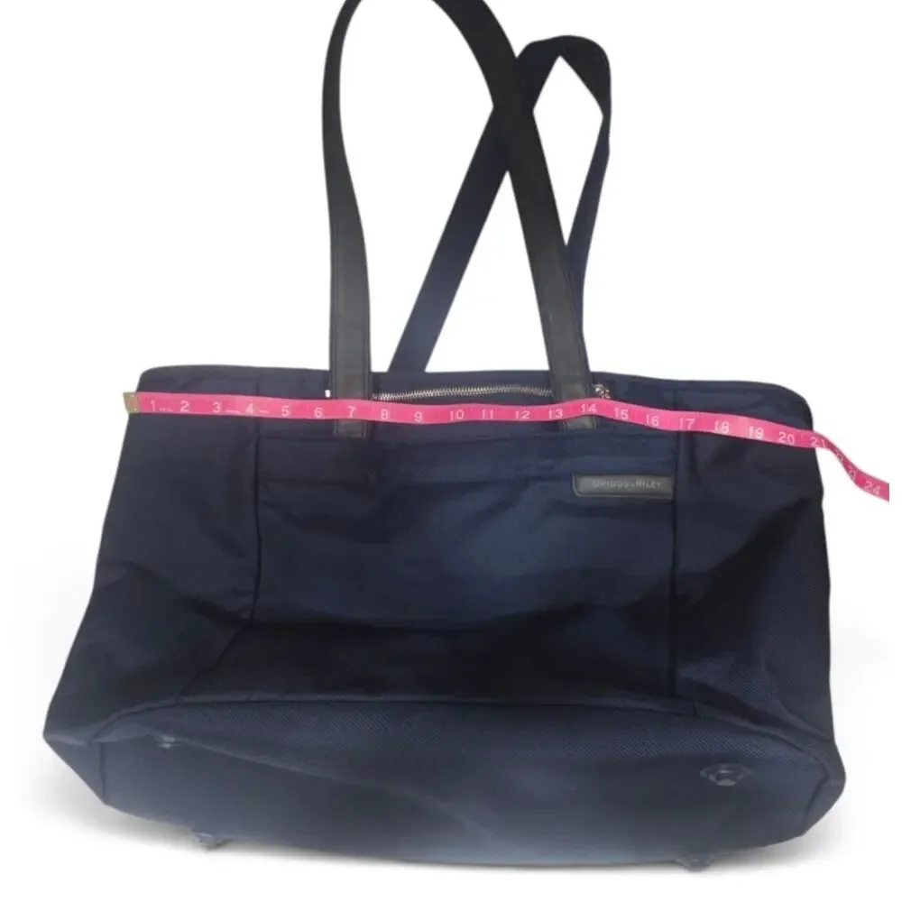 Briggs & Riley Baseline 255-5 Large Shopping Tote Navy Legacy Travel Bag